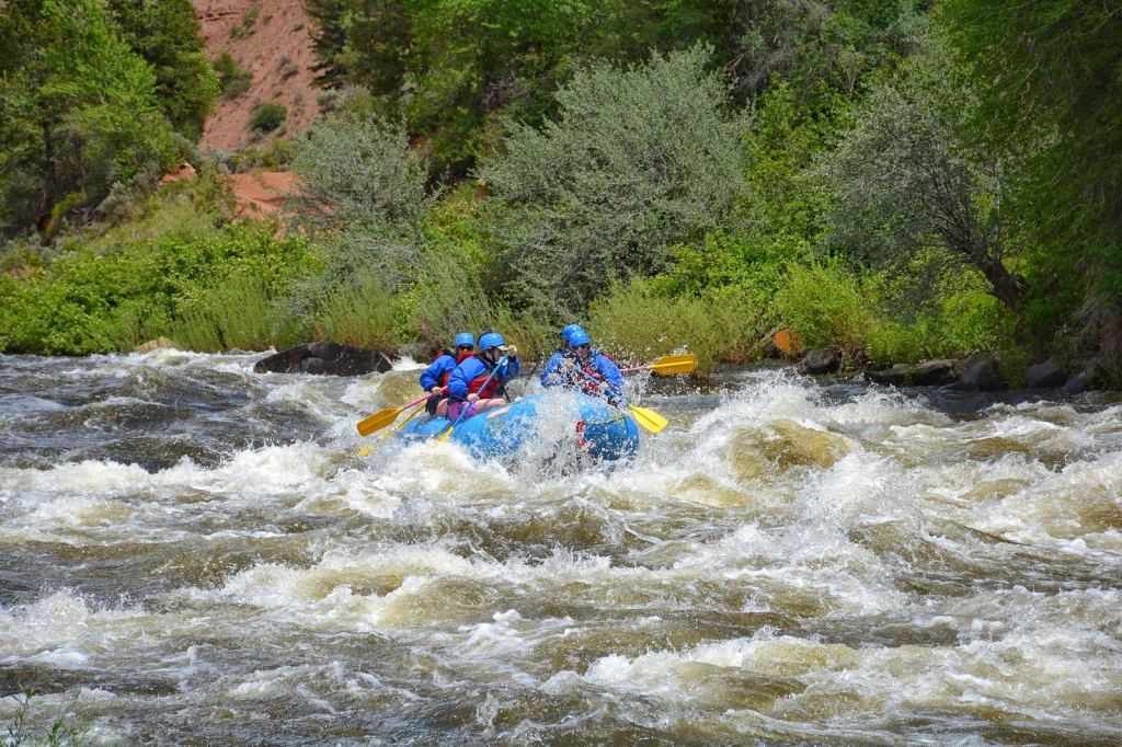 rafting from vail